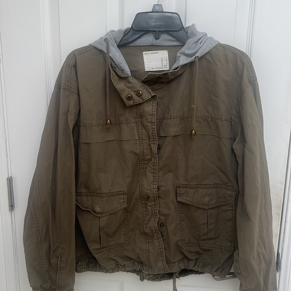 Life in Progress Khaki Utility Jacket
